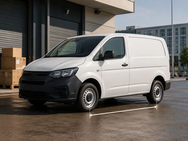Short wheelbase van example for Home Counties and East Midlands van hire